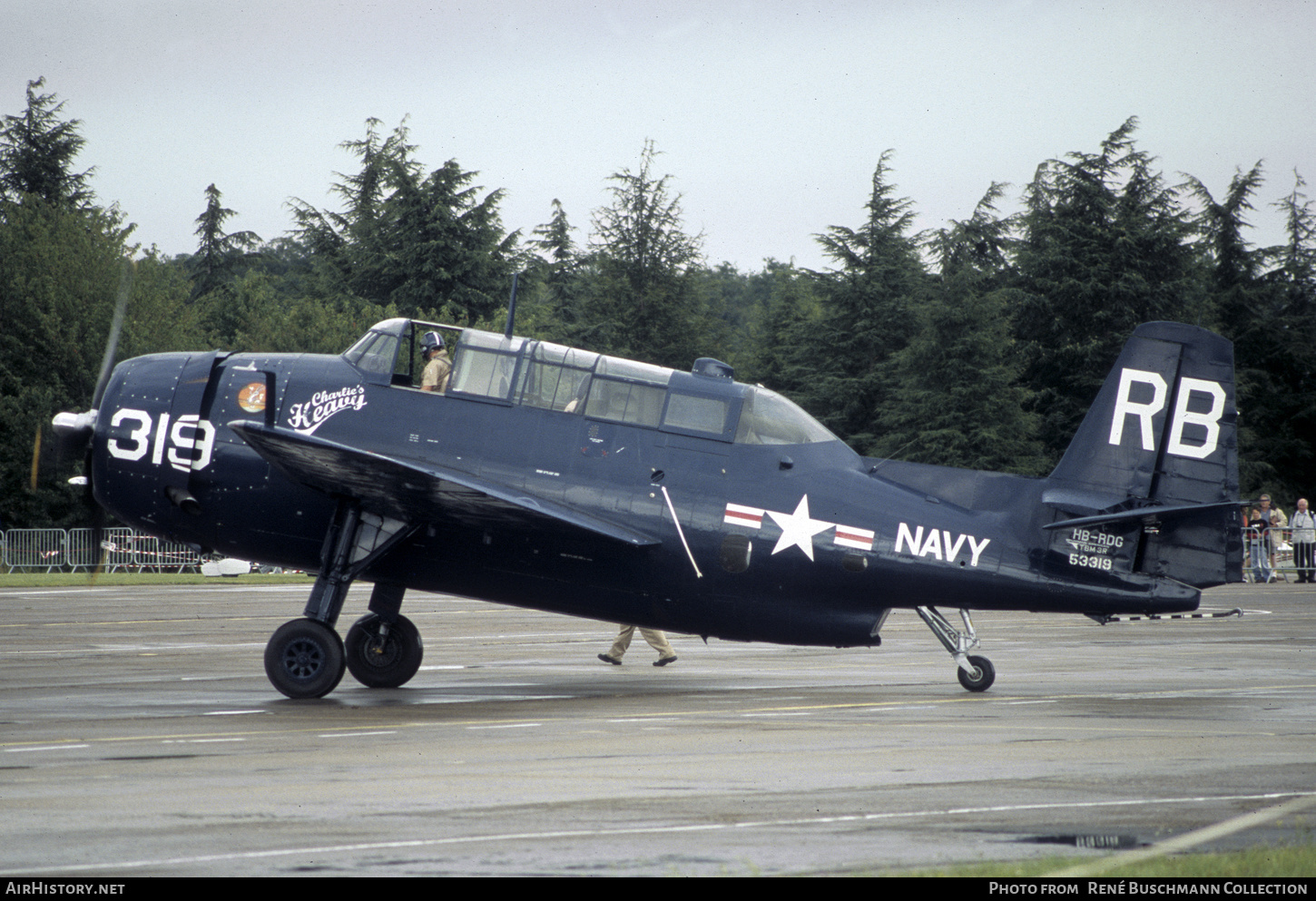 Aircraft Photo of HB-RDG / 53319 | General Motors TBM-3R Avenger | USA - Navy | AirHistory.net #381647