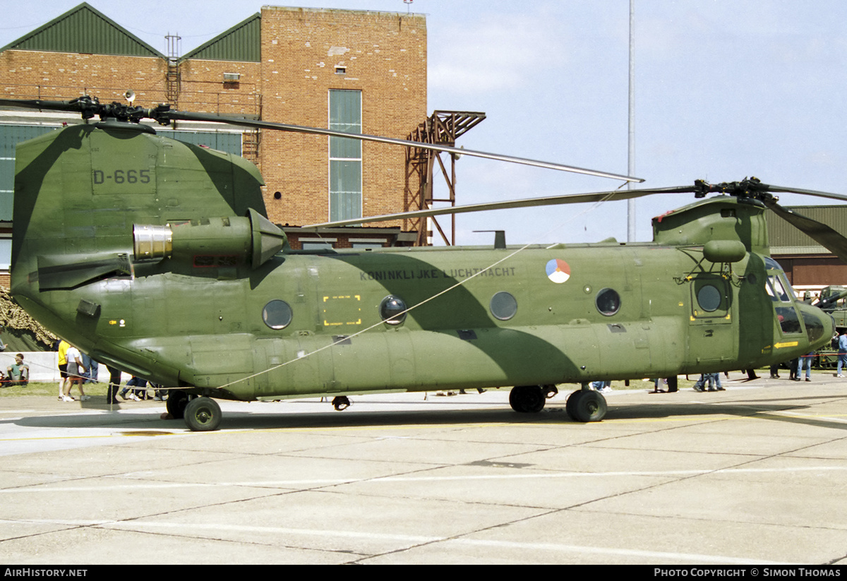 Aircraft Photo of D-665 | Boeing CH-47D Chinook (414) | Netherlands - Air Force | AirHistory.net #381677