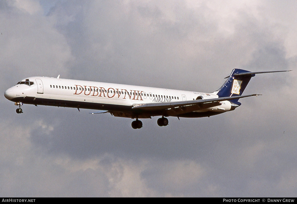 Aircraft Photo of 9A-CDD | McDonnell Douglas MD-82 (DC-9-82) | Dubrovnik Airline | AirHistory.net #381717