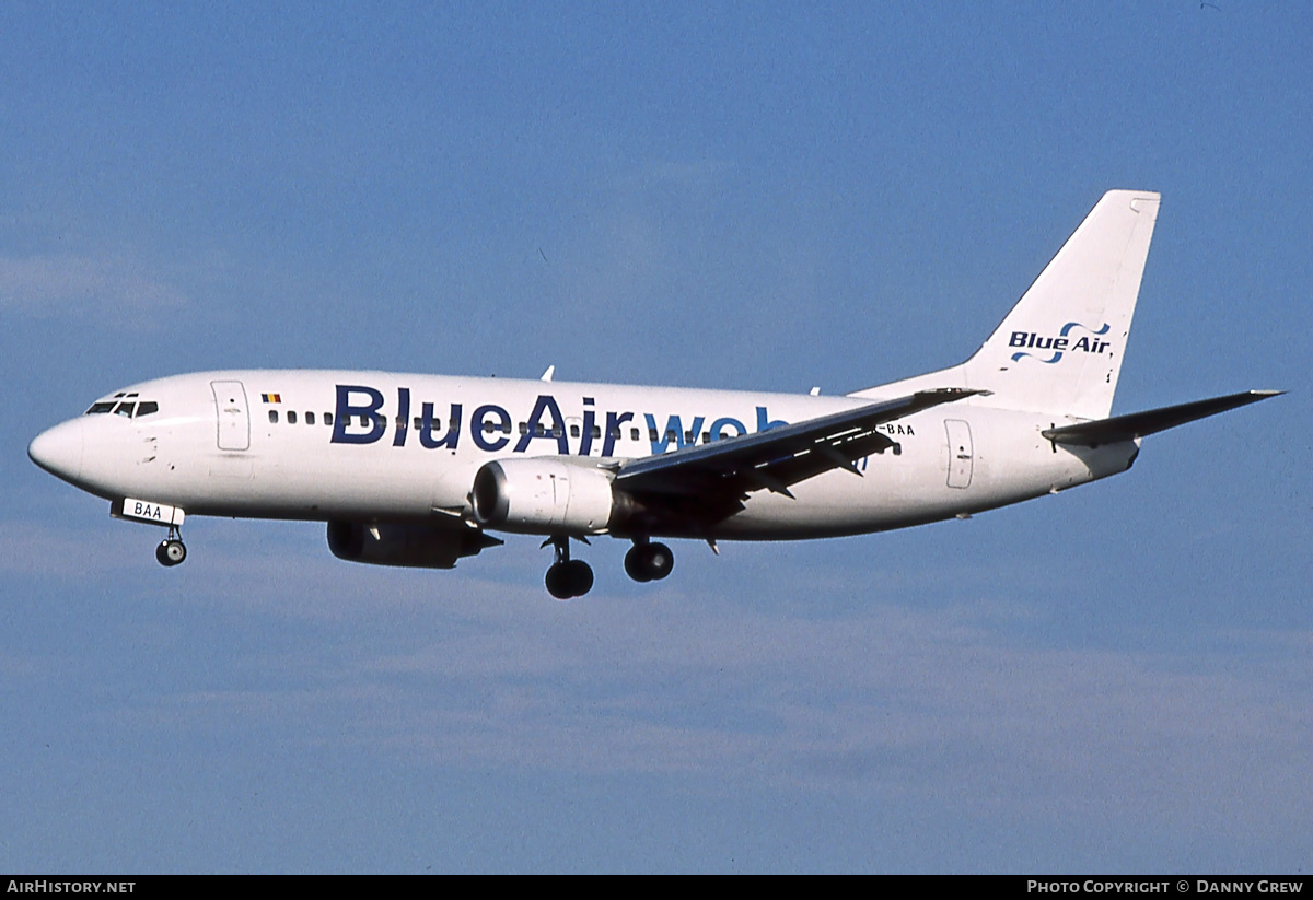 Aircraft Photo of YR-BAA | Boeing 737-33A | Blue Air | AirHistory.net #381722