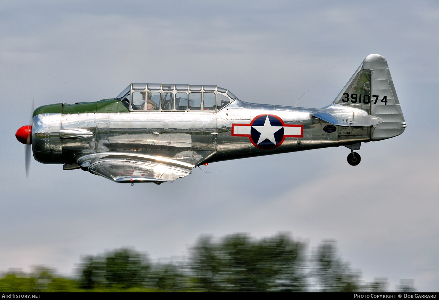 Aircraft Photo of N39313 / 391074 | North American AT-6D Texan | USA - Air Force | AirHistory.net #381741