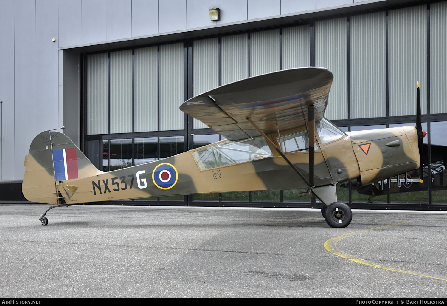 Aircraft Photo of NX537 | Taylorcraft E Auster Mk3 | UK - Air Force | AirHistory.net #381750