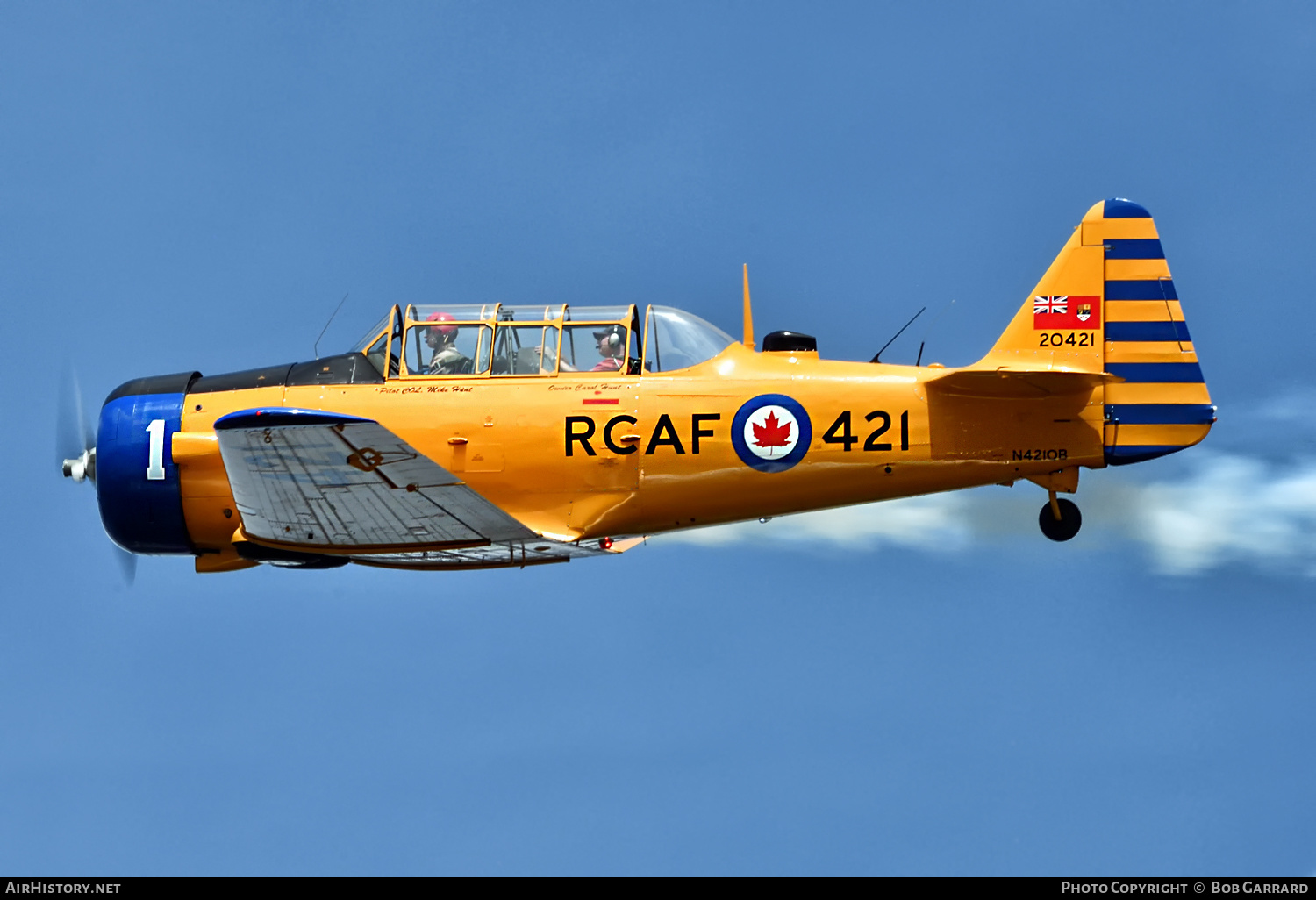 Aircraft Photo of N421QB / 20421 | North American Harvard Mk4 | Canada - Air Force | AirHistory.net #381756