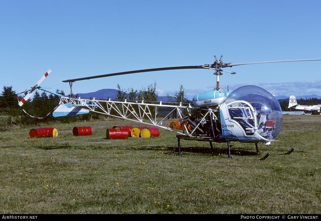 Aircraft Photo of C-FYHN | Bell 47G-3B | Quasar Helicopters | AirHistory.net #381774