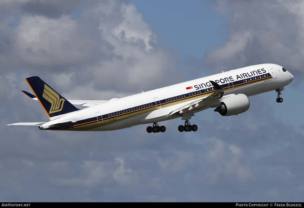 Aircraft Photo of 9V-SMO | Airbus A350-941 | Singapore Airlines | AirHistory.net #381779