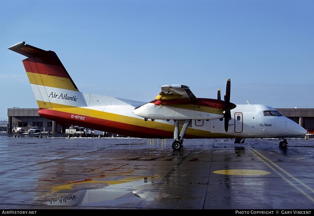 Aircraft Photo of C-GTBZ | De Havilland Canada DHC-8-102 Dash 8 | Air Atlantic | AirHistory.net #381781