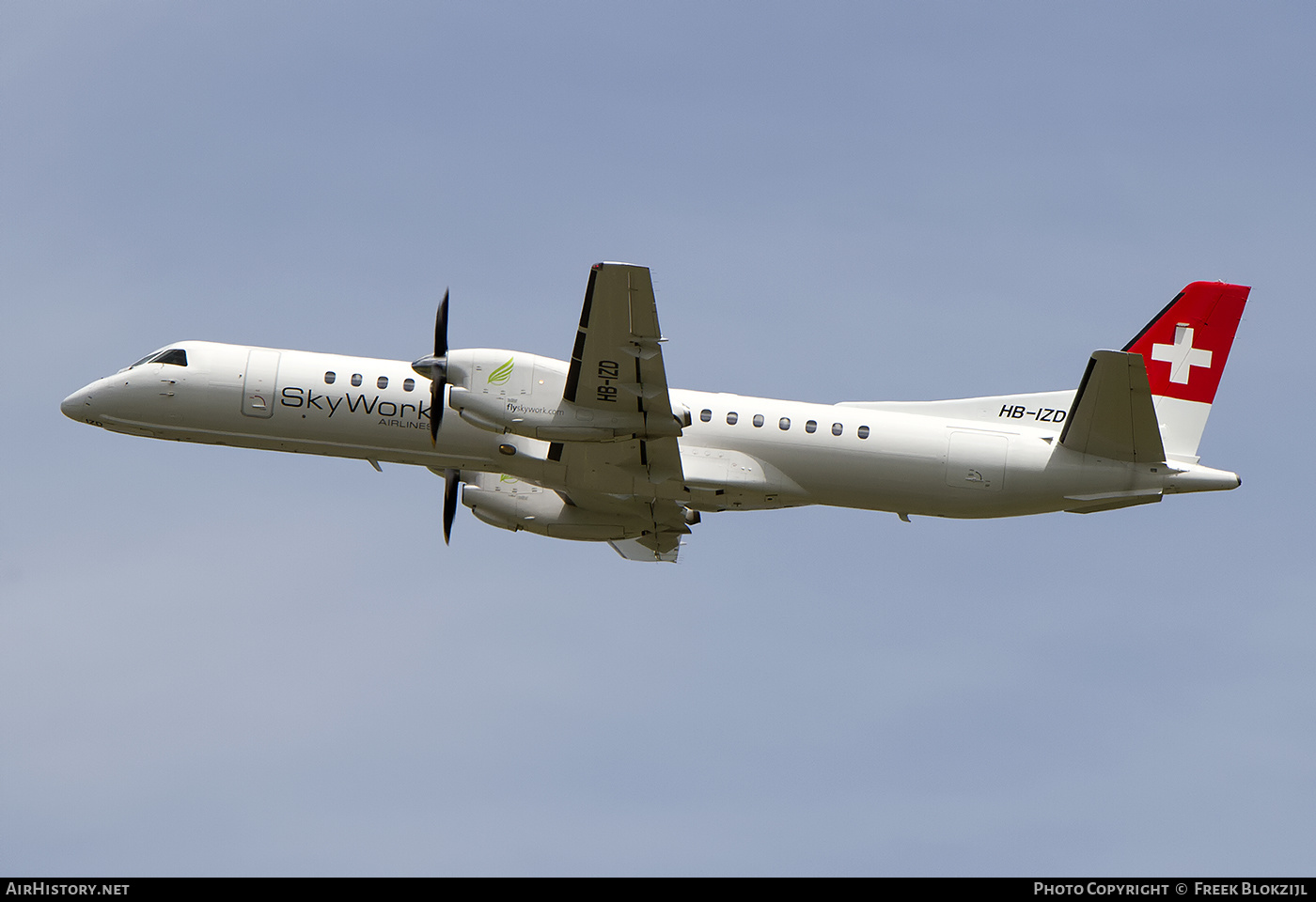 Aircraft Photo of HB-IZD | Saab 2000 | SkyWork Airlines | AirHistory.net #381789