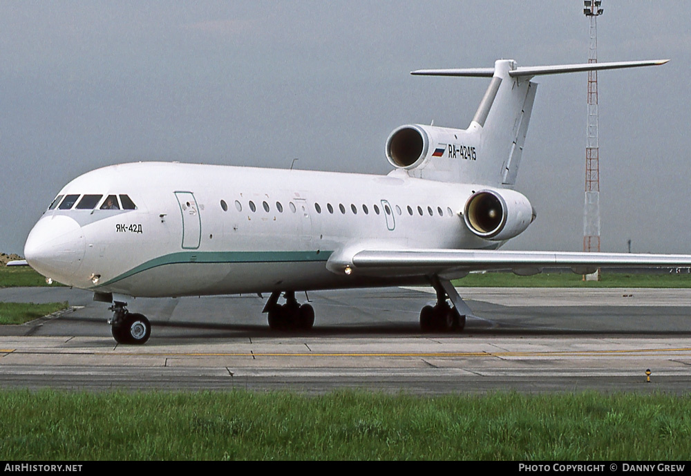 Aircraft Photo of RA-42415 | Yakovlev Yak-42D | AirHistory.net #381796