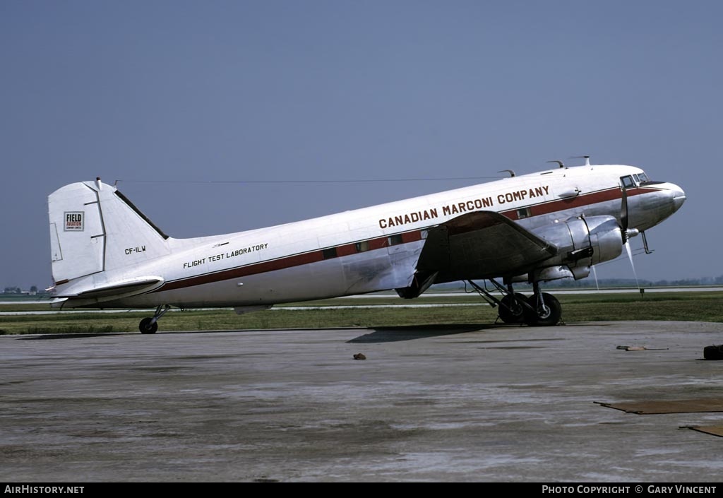 Aircraft Photo of CF-ILW | Douglas C-47 Skytrain | Canadian Marconi Company | AirHistory.net #381797