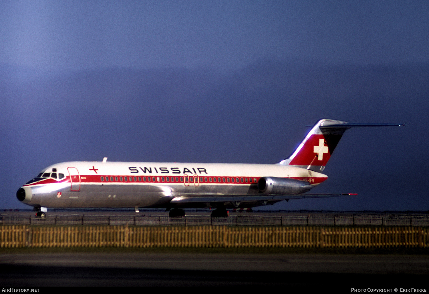Aircraft Photo of HB-IFN | McDonnell Douglas DC-9-32 | Swissair | AirHistory.net #381801