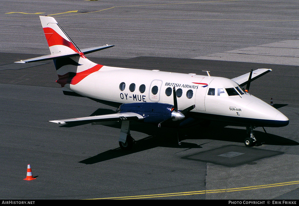 Aircraft Photo of OY-MUE | British Aerospace BAe-3102 Jetstream 31 | British Airways | AirHistory.net #381821