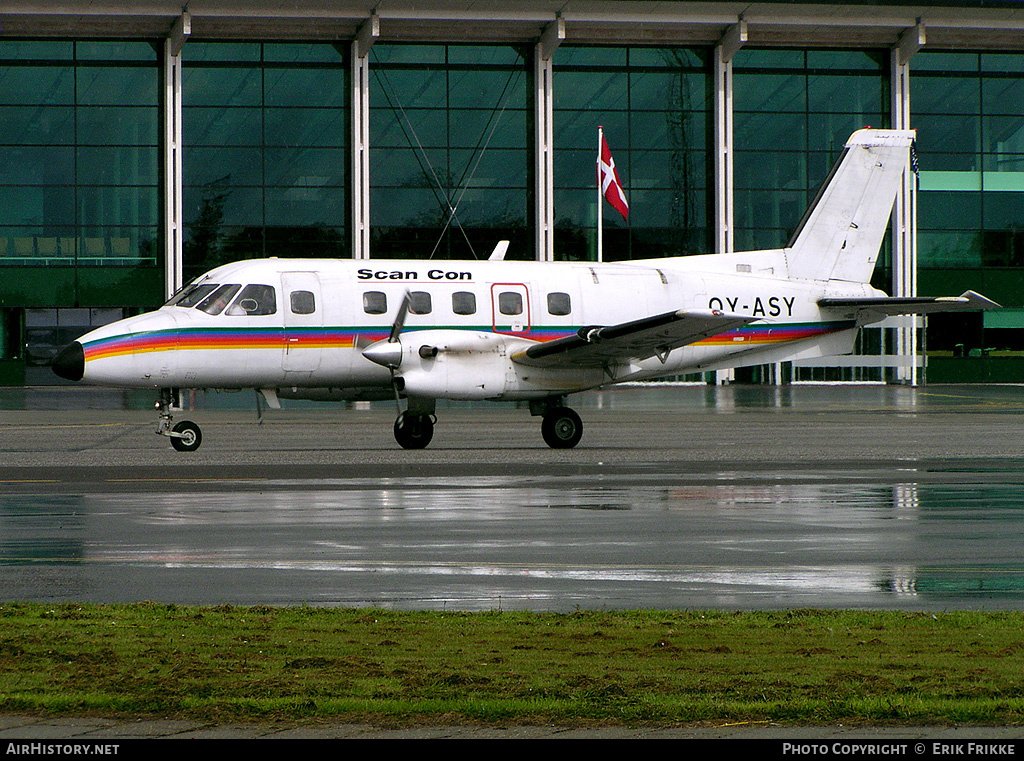 Aircraft Photo of OY-ASY | Embraer EMB-110P1 Bandeirante | Scan Con | AirHistory.net #381827
