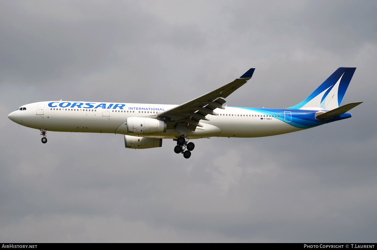 Aircraft Photo of F-HSKY | Airbus A330-343 | Corsair International | AirHistory.net #381870