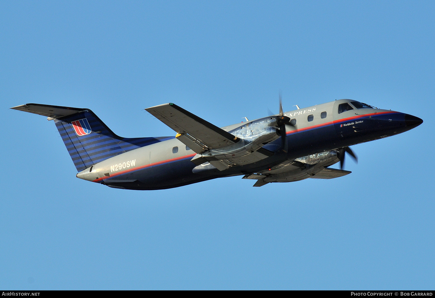 Aircraft Photo of N290SW | Embraer EMB-120ER Brasilia | United Express | AirHistory.net #381906