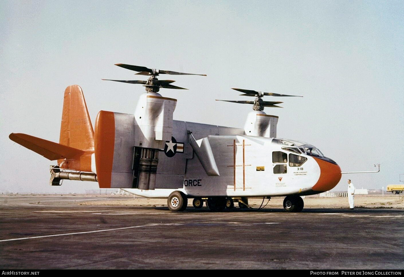 Aircraft Photo of 57-3078 / 73078 | Hiller X-18 | USA - Air Force | AirHistory.net #381908