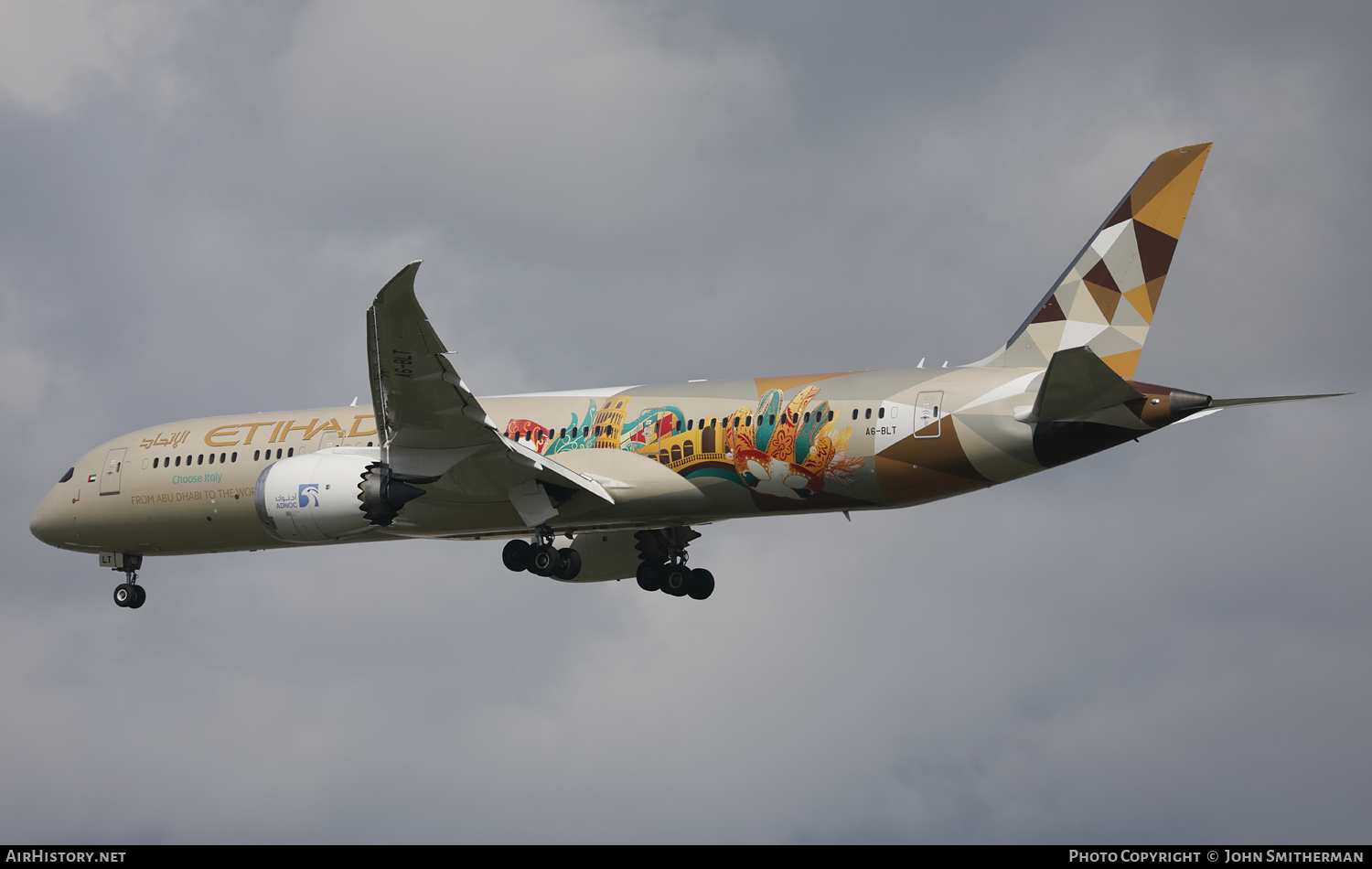 Aircraft Photo of A6-BLT | Boeing 787-9 Dreamliner | Etihad Airways | AirHistory.net #381913
