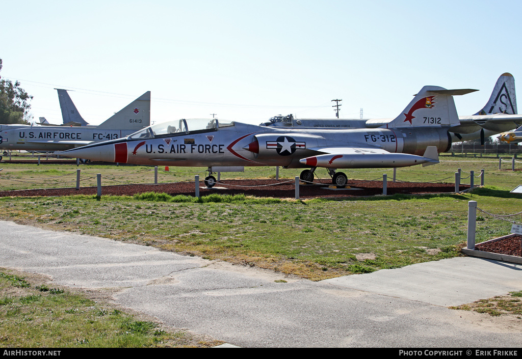 Aircraft Photo of 57-1312 / 71312 | Lockheed F-104D Starfighter | USA - Air Force | AirHistory.net #381935