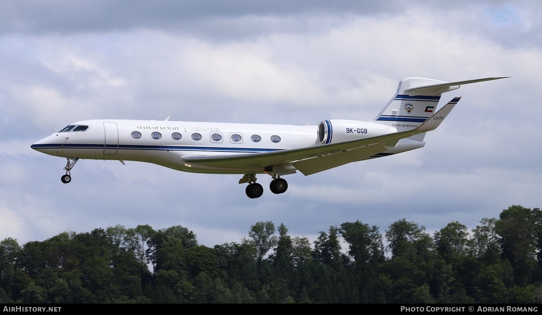 Aircraft Photo of 9K-GGB | Gulfstream Aerospace G650 (G-VI) | State of Kuwait | AirHistory.net #381961