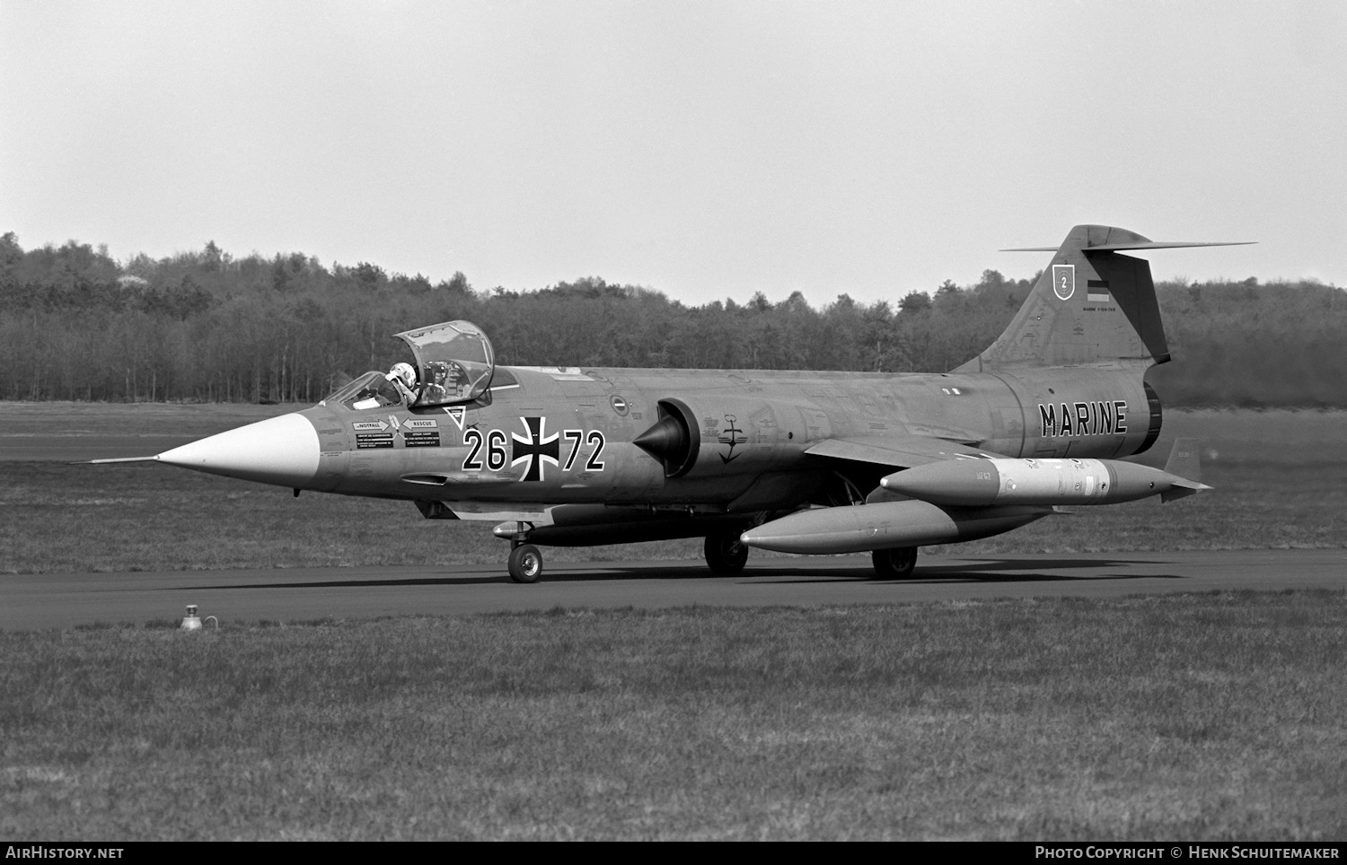 Aircraft Photo of 2672 | Lockheed F-104G Starfighter | Germany - Navy | AirHistory.net #381967