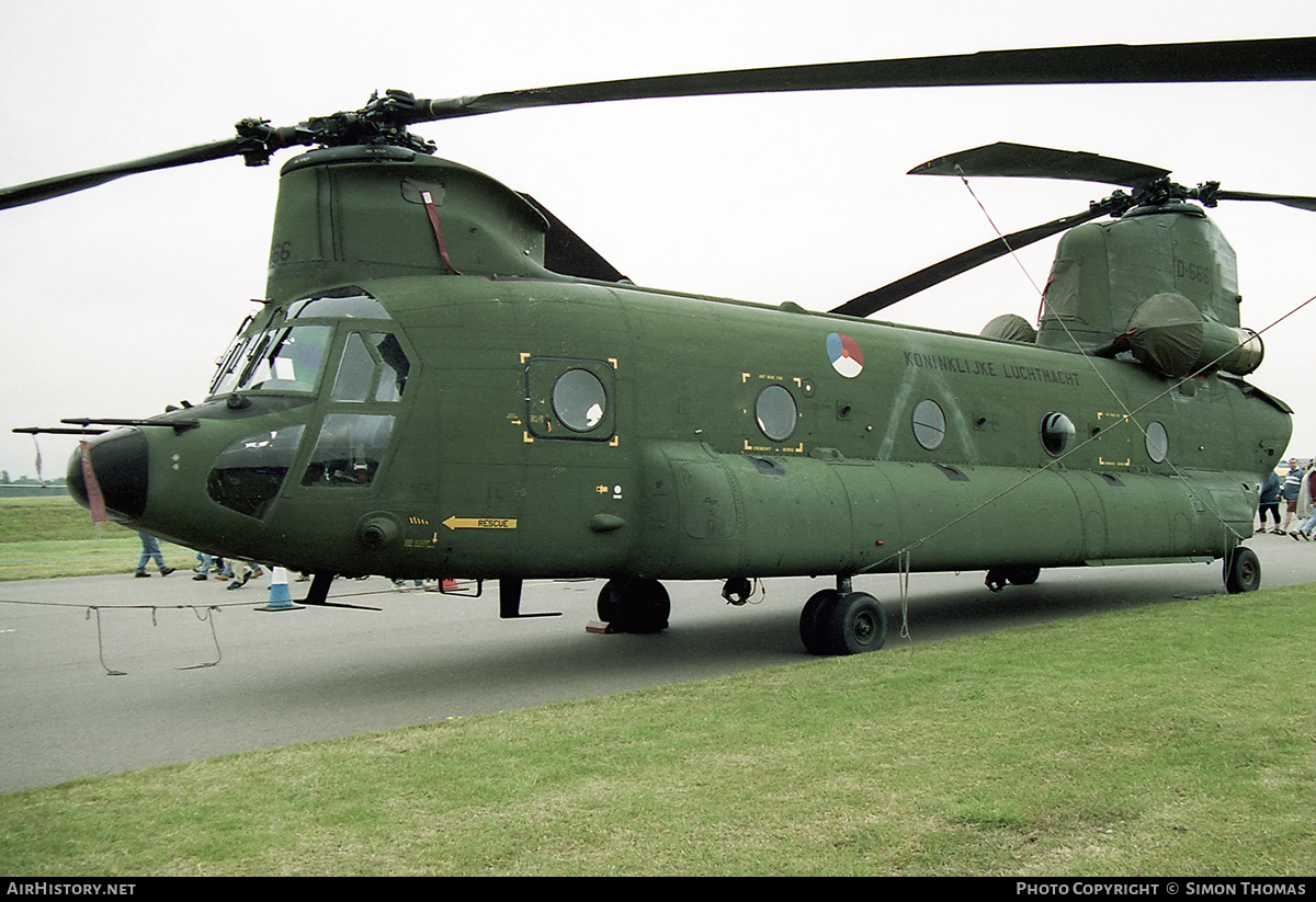 Aircraft Photo of D-666 | Boeing CH-47D Chinook (414) | Netherlands - Air Force | AirHistory.net #381974