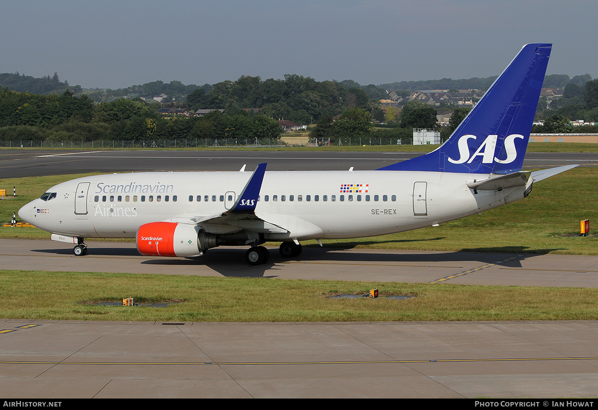 Aircraft Photo of SE-REX | Boeing 737-76N | Scandinavian Airlines - SAS | AirHistory.net #381978