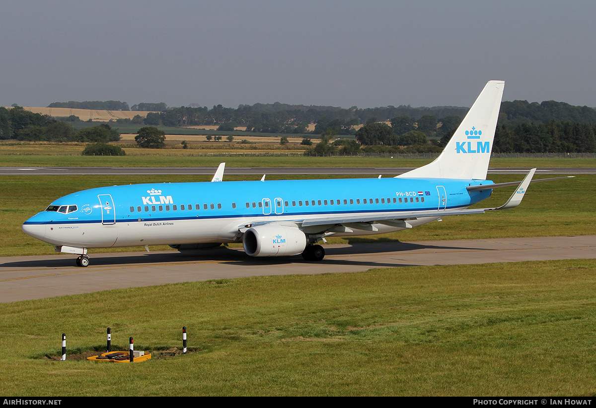 Aircraft Photo of PH-BCD | Boeing 737-8K2 | KLM - Royal Dutch Airlines | AirHistory.net #381980