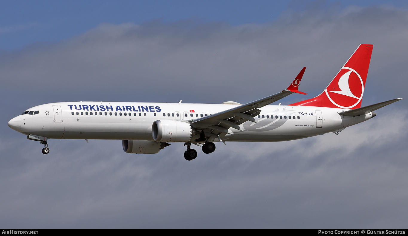 Aircraft Photo of TC-LYA | Boeing 737-9 Max 9 | Turkish Airlines | AirHistory.net #381985