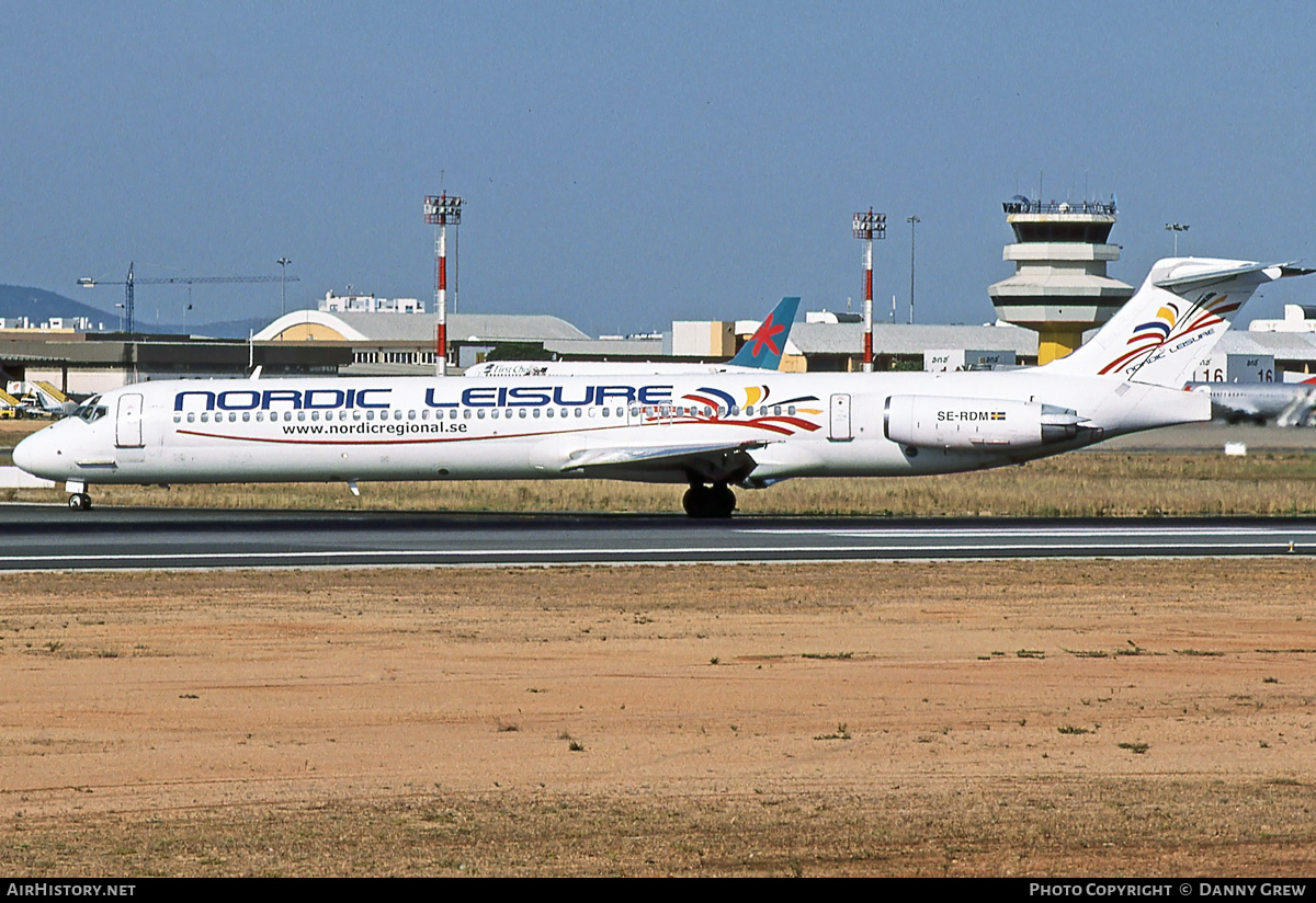 Aircraft Photo of SE-RDM | McDonnell Douglas MD-83 (DC-9-83) | Nordic Leisure | AirHistory.net #382008