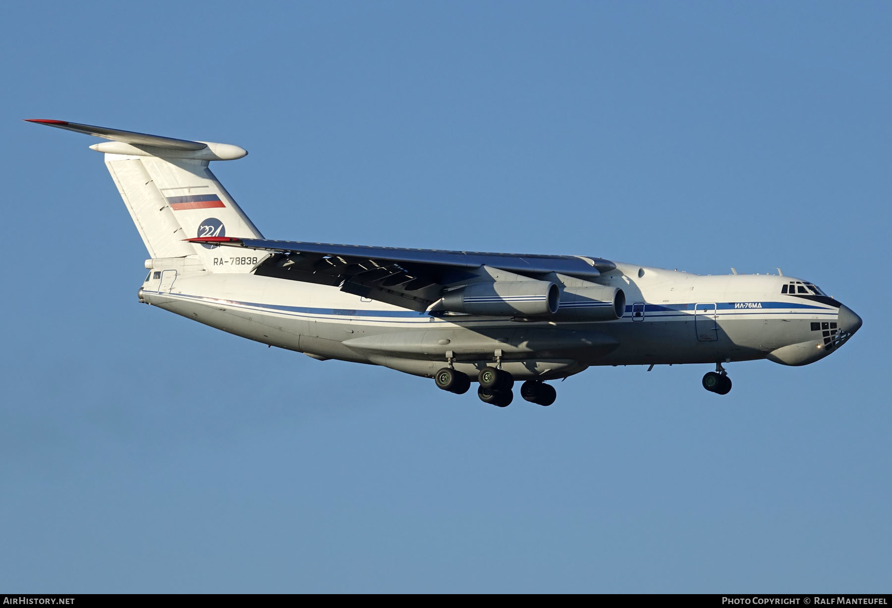 Aircraft Photo of RA-78838 | Ilyushin Il-76MD | Russia - Air Force | AirHistory.net #382091