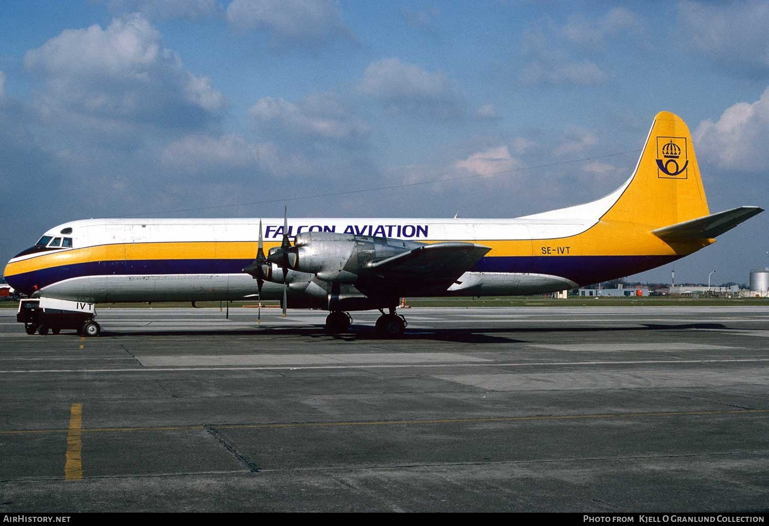 Aircraft Photo of SE-IVT | Lockheed L-188C(F) Electra | Falcon Aviation | AirHistory.net #382103