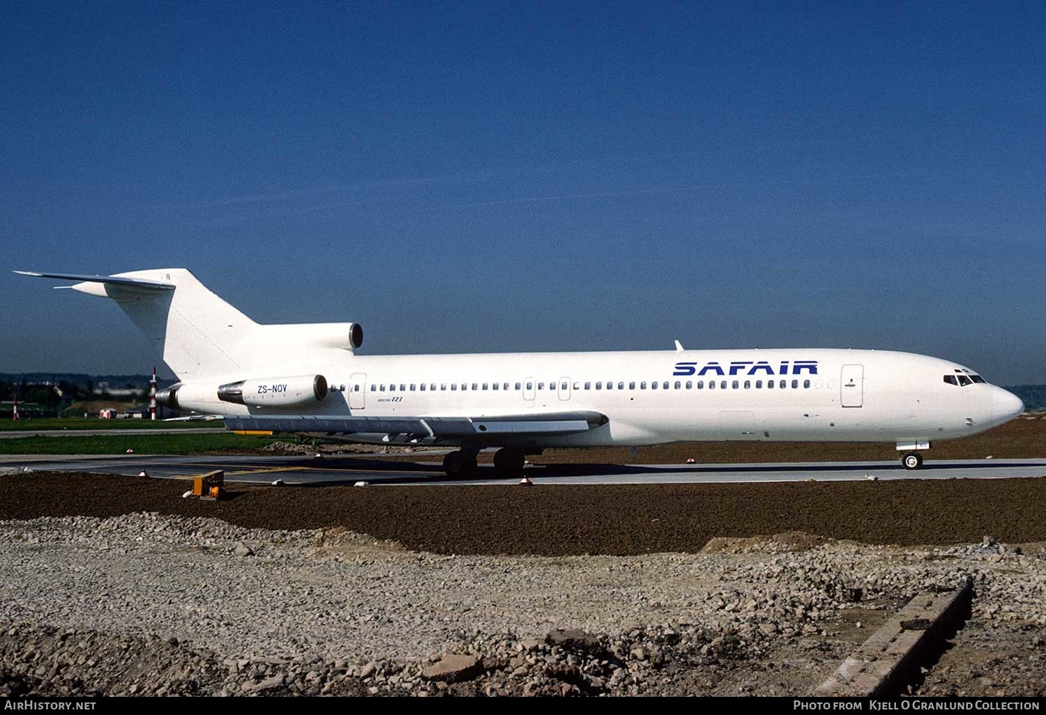 Aircraft Photo of ZS-NOV | Boeing 727-230/Adv | Safair | AirHistory.net #382109