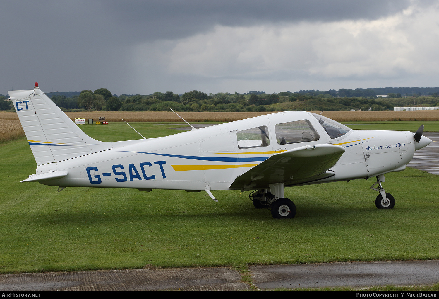 Aircraft Photo of G-SACT | Piper PA-28-161 Cadet | Sherburn Aero Club | AirHistory.net #382111