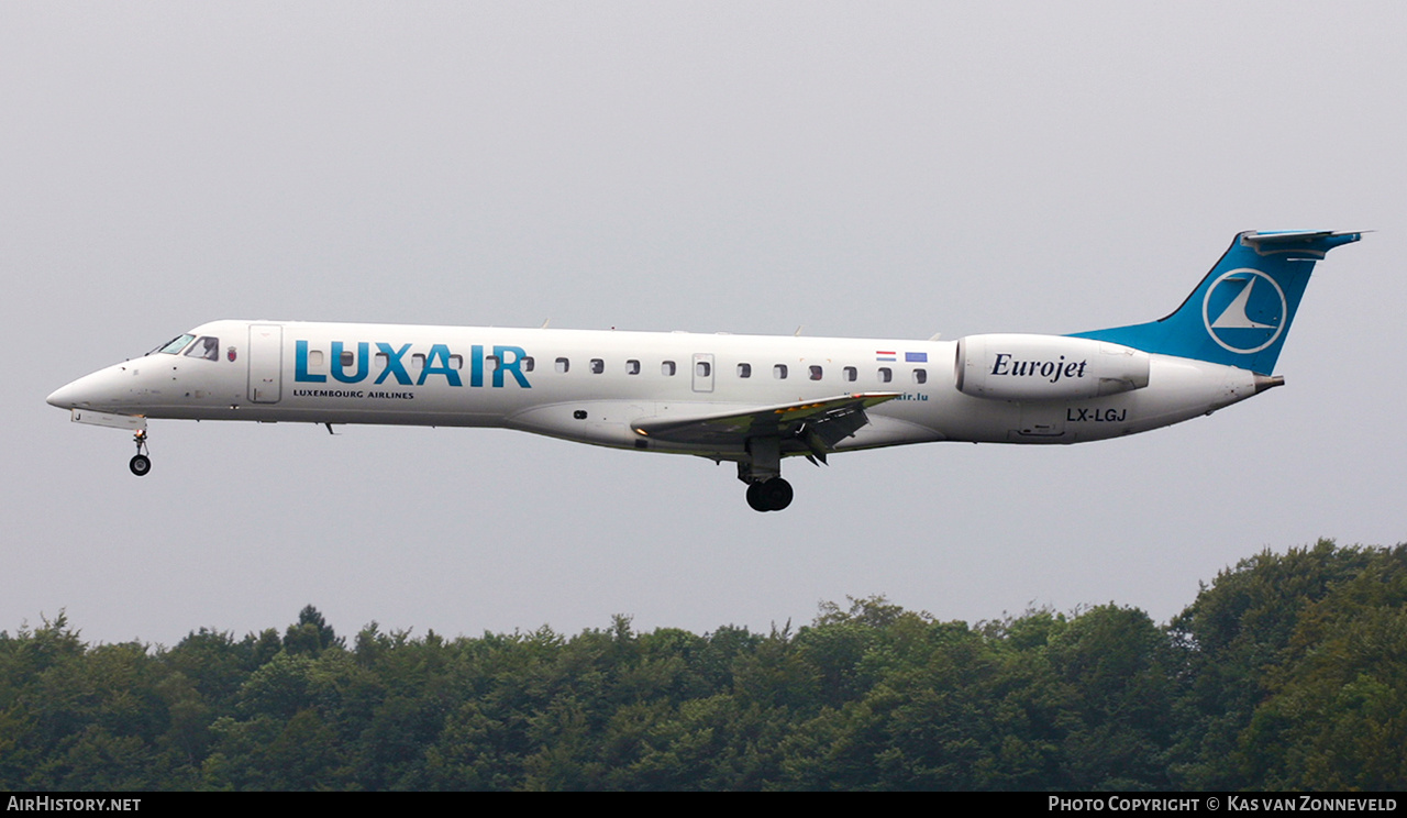 Aircraft Photo of LX-LGJ | Embraer ERJ-145LU (EMB-145LU) | Luxair | AirHistory.net #382117