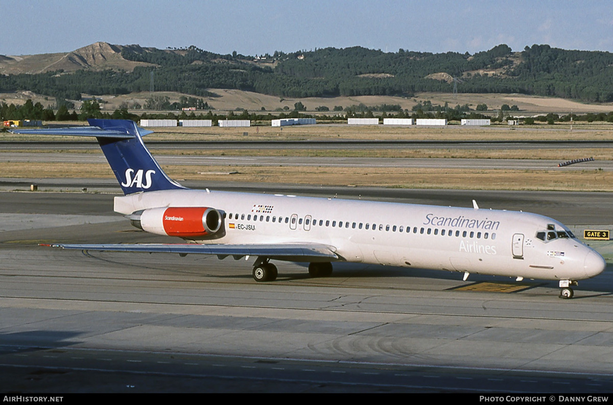 Aircraft Photo of EC-JSU | McDonnell Douglas MD-87 (DC-9-87) | Scandinavian Airlines - SAS | AirHistory.net #382154