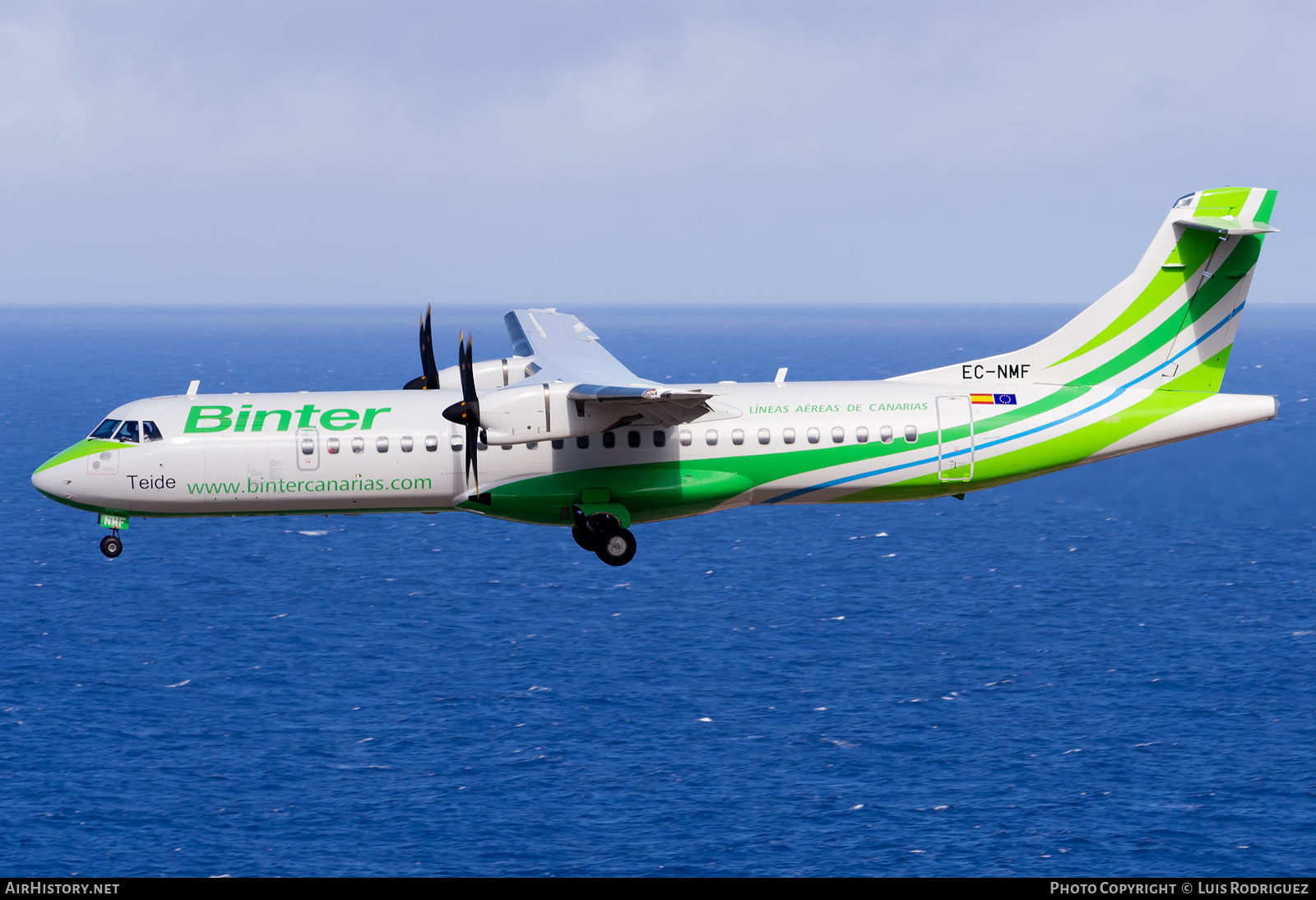 Aircraft Photo of EC-NMF | ATR ATR-72-600 (ATR-72-212A) | Binter Canarias | AirHistory.net #382162