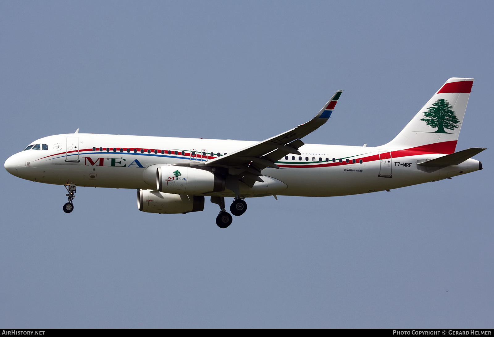 Aircraft Photo of T7-MRF | Airbus A320-232 | MEA - Middle East Airlines | AirHistory.net #382177