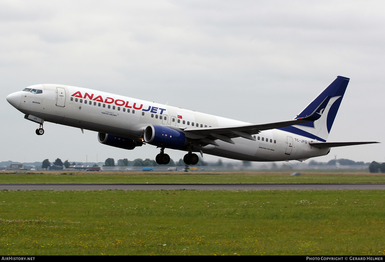 Aircraft Photo of TC-JFG | Boeing 737-8F2 | AnadoluJet | AirHistory.net #382186
