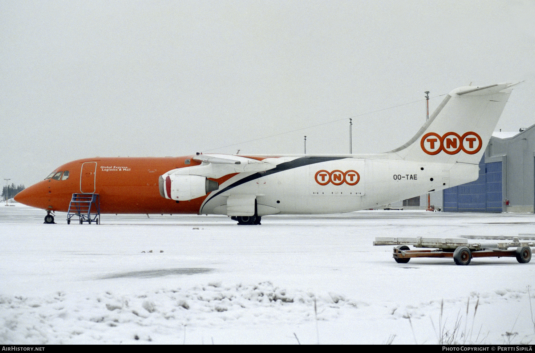 Aircraft Photo of OO-TAE | British Aerospace BAe-146-300QT Quiet Trader | TNT Airways | AirHistory.net #382231