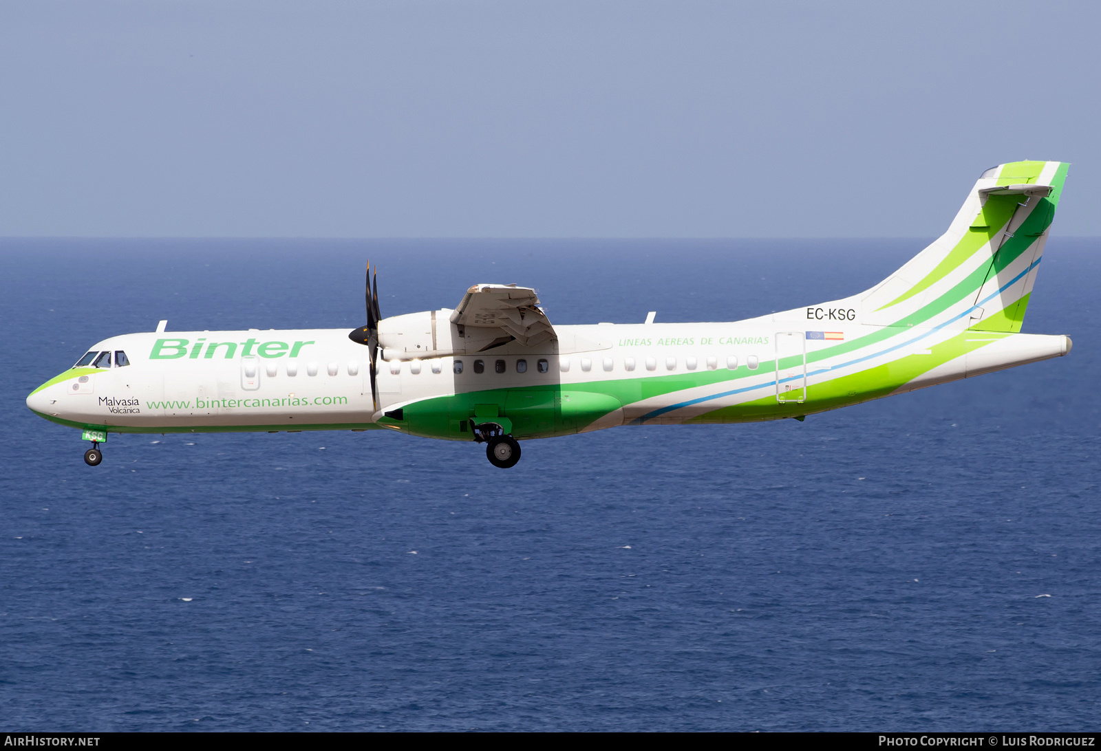 Aircraft Photo of EC-KSG | ATR ATR-72-600 (ATR-72-212A) | Binter Canarias | AirHistory.net #382239