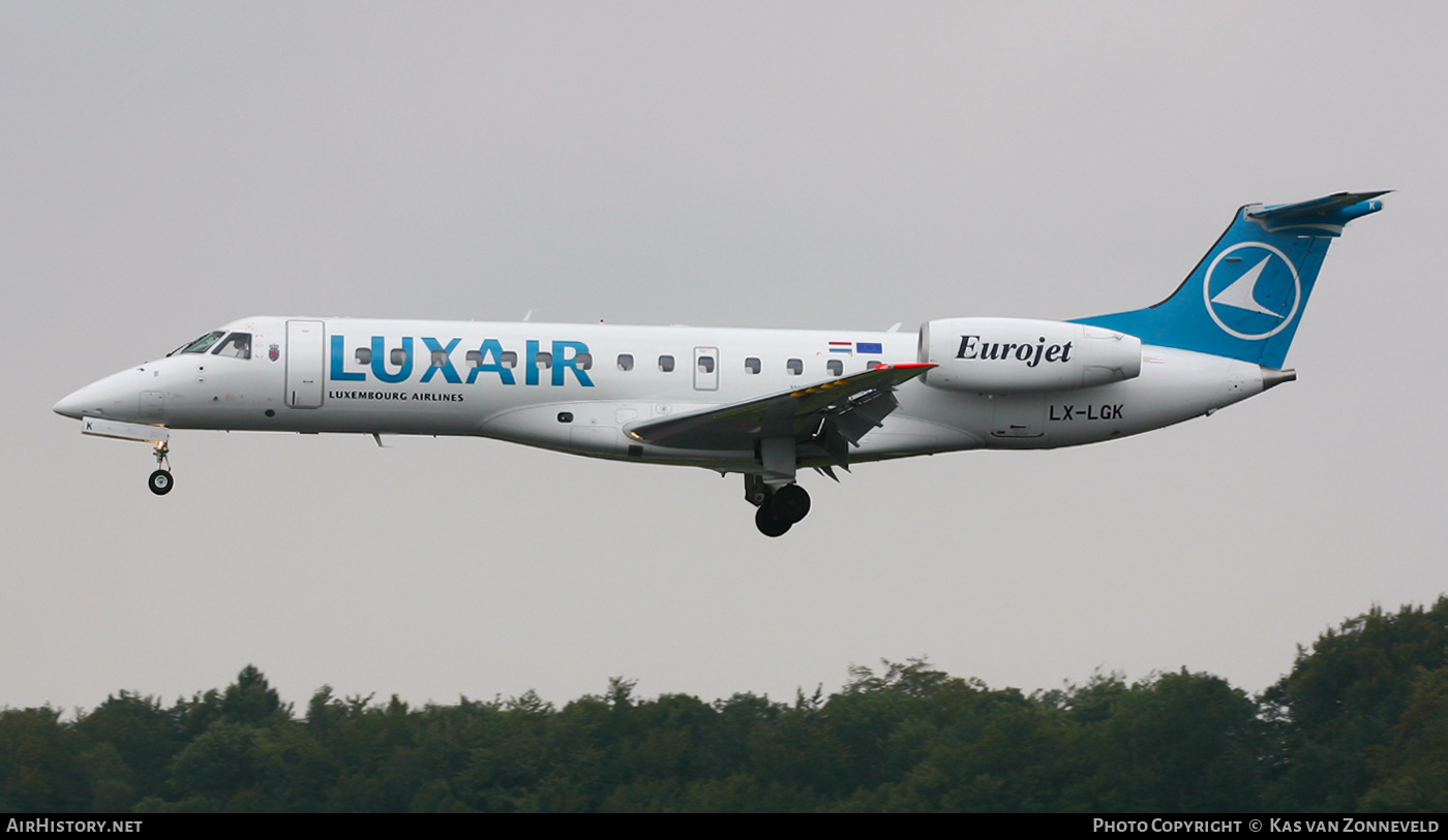 Aircraft Photo of LX-LGK | Embraer ERJ-135LR (EMB-135LR) | Luxair | AirHistory.net #382246