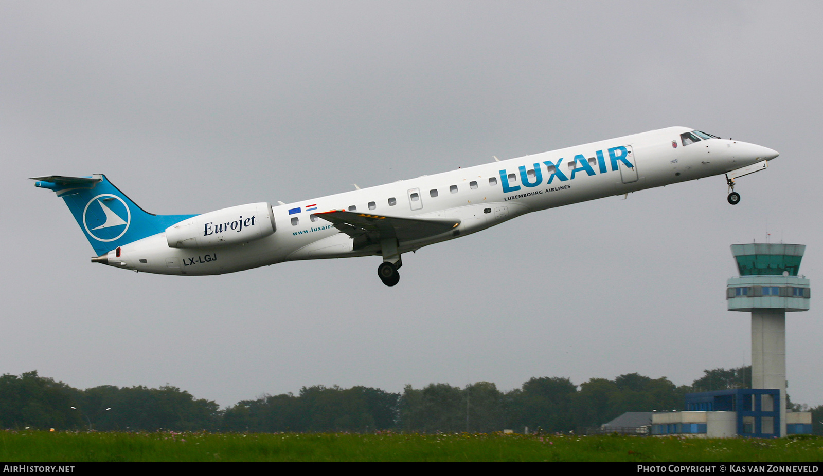 Aircraft Photo of LX-LGJ | Embraer ERJ-145LU (EMB-145LU) | Luxair | AirHistory.net #382256