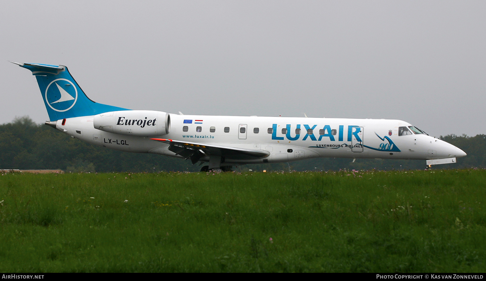 Aircraft Photo of LX-LGL | Embraer ERJ-135LR (EMB-135LR) | Luxair | AirHistory.net #382262
