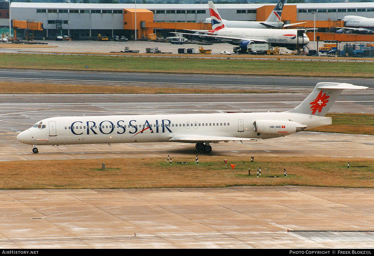 Aircraft Photo of HB-INR | McDonnell Douglas MD-82 (DC-9-82) | Crossair | AirHistory.net #382289
