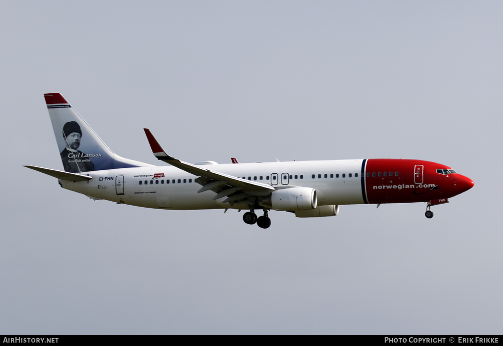 Aircraft Photo of EI-FHN | Boeing 737-8JP | Norwegian | AirHistory.net #382302