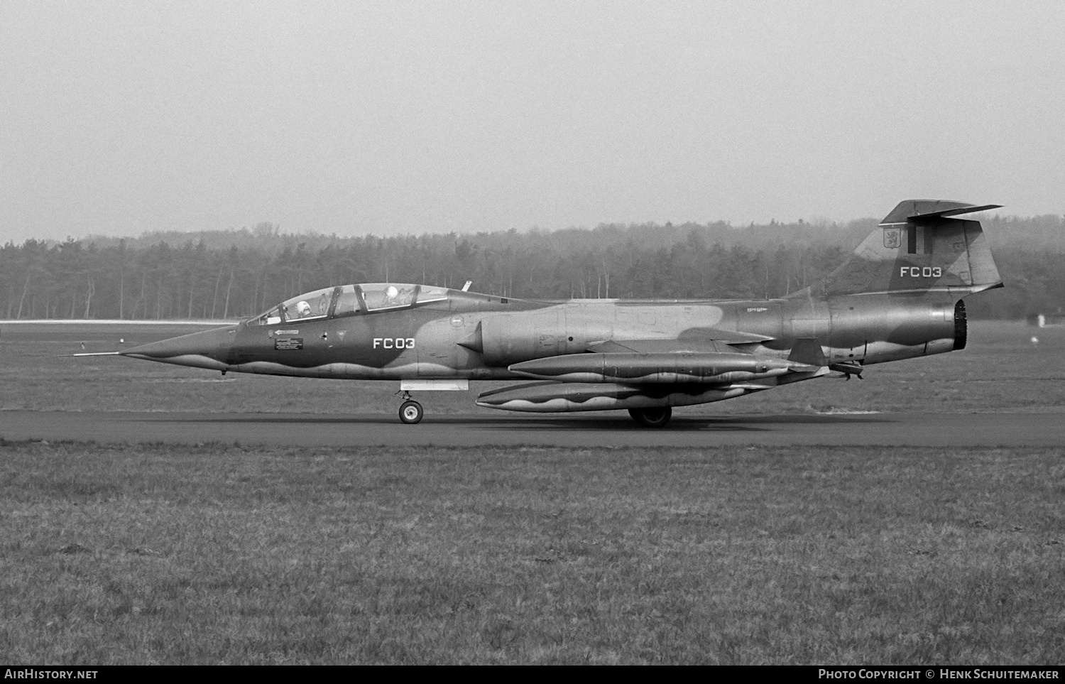 Aircraft Photo of FC03 | Lockheed TF-104G Starfighter | Belgium - Air Force | AirHistory.net #382312