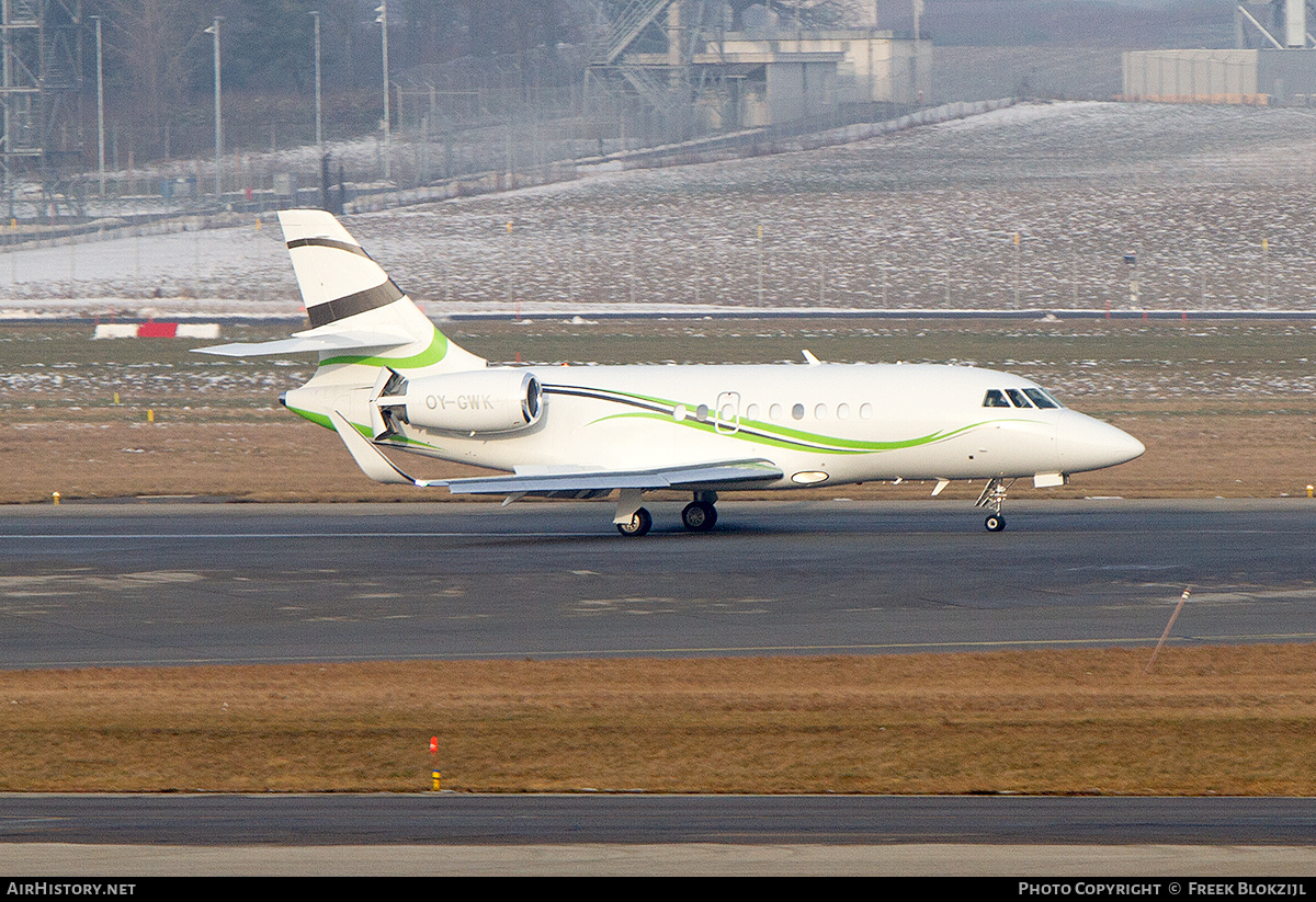 Aircraft Photo of OY-GWK | Dassault Falcon 2000S | AirHistory.net #382321