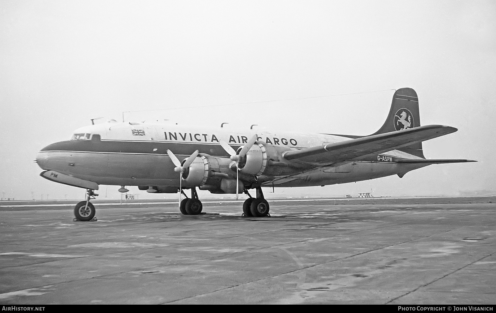 Aircraft Photo of G-ASPM | Douglas C-54B Skymaster | Invicta Air Cargo | AirHistory.net #382353