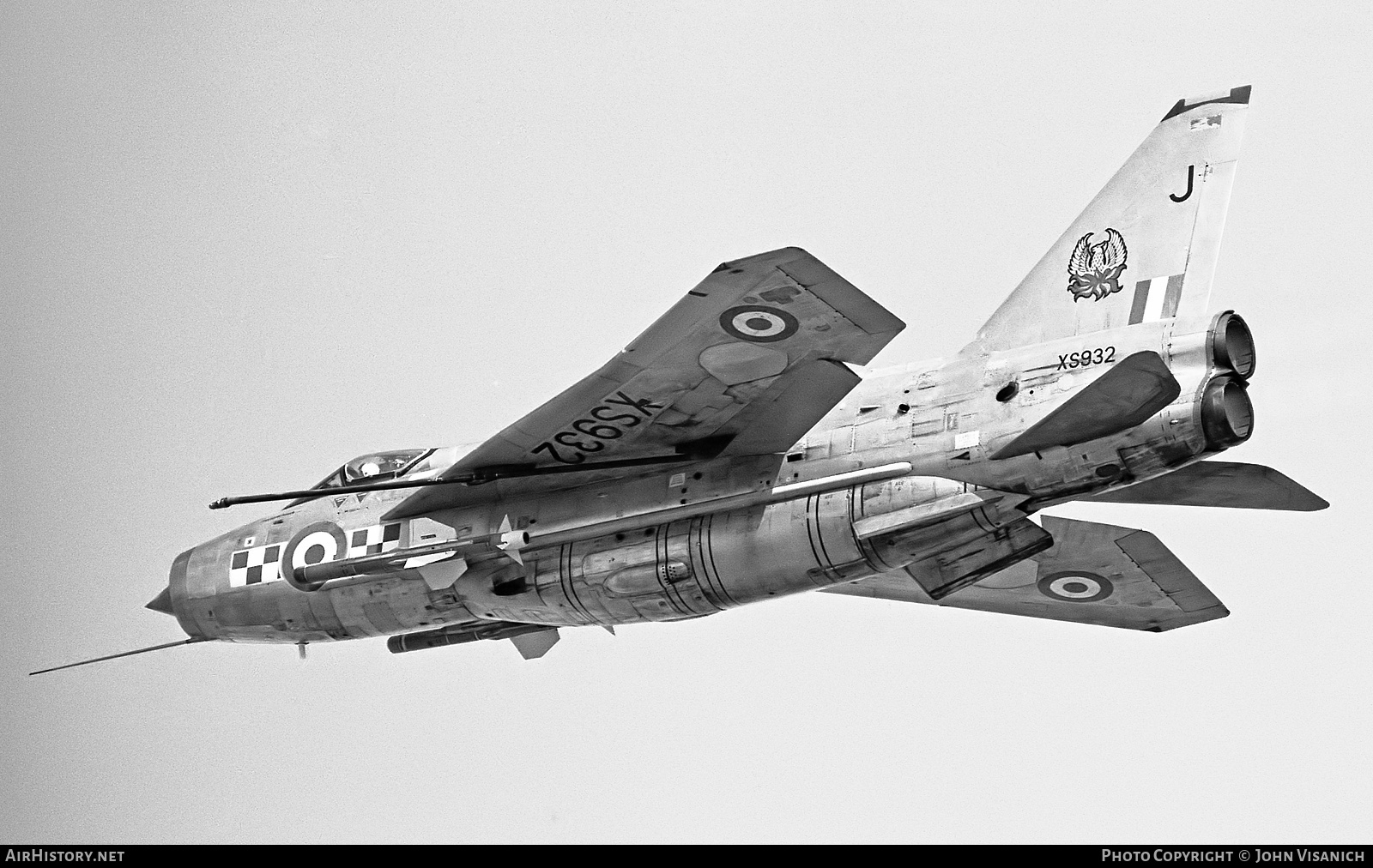 Aircraft Photo of XS932 | English Electric Lightning F6 | UK - Air Force | AirHistory.net #382357