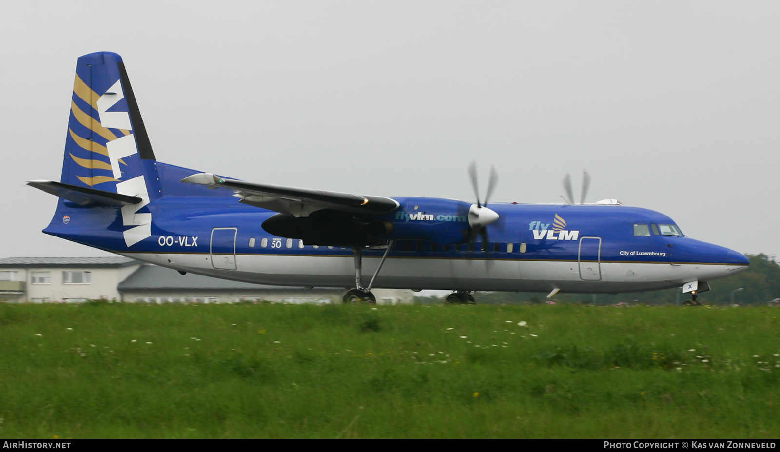 Aircraft Photo of OO-VLX | Fokker 50 | VLM Airlines | AirHistory.net #382374