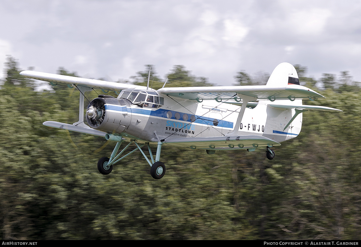 Aircraft Photo of D-FWJO | Antonov An-2TD | Skydive Stadtlohn | AirHistory.net #382378